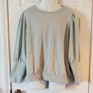 Plus Size Mint Green Swestshirt